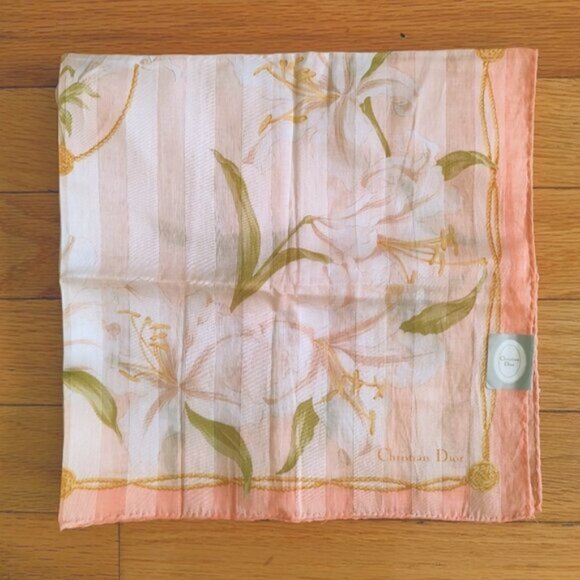NEW Christian Dior vintage neckerchief scarf 19